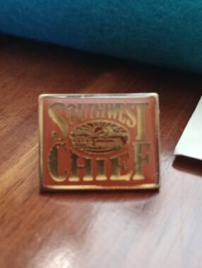 Amtrak Southwest Chief Route Collector Edition Enameled Lapel Pin